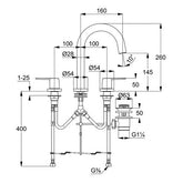 KLUDI "PURE&STYLE" Waschtischarmatur (chrom)